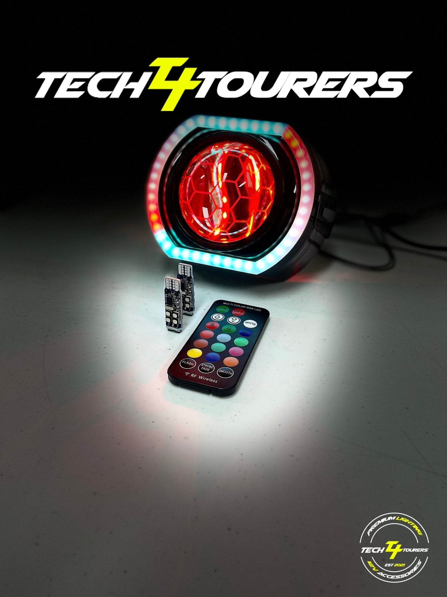 DIY PROJECTOR RETROFIT KIT (NOVA 3.0") - Tech4tourers