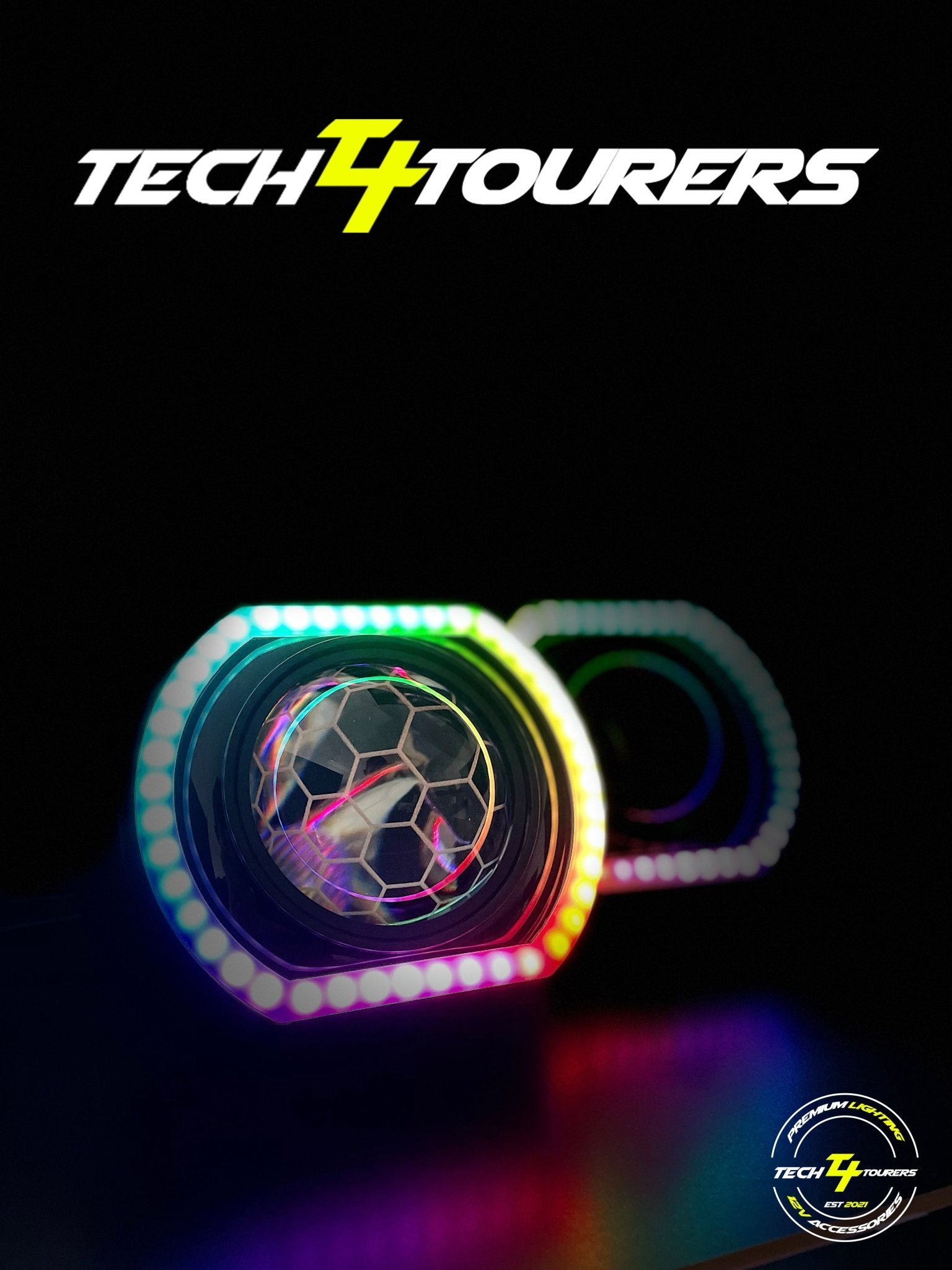 DIY PROJECTOR RETROFIT KIT (NOVA 3.0") - Tech4tourers