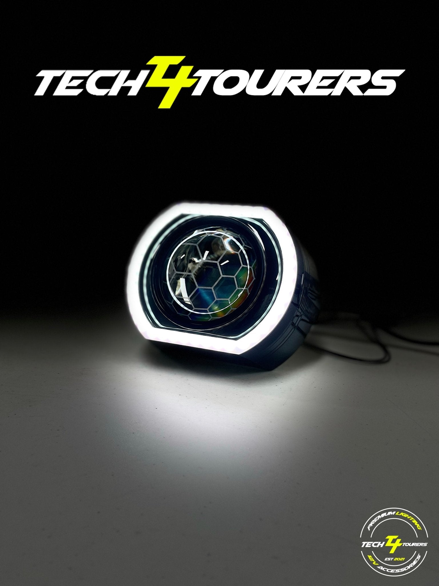 DIY PROJECTOR RETROFIT KIT (NOVA 3.0") - Tech4tourers