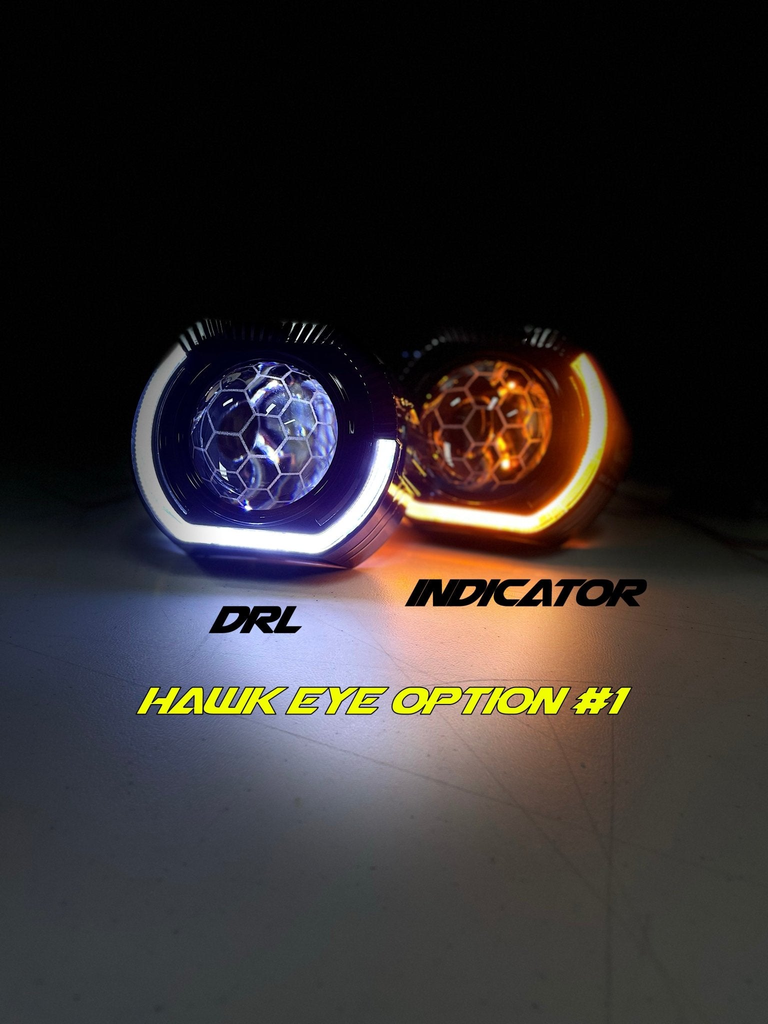 DIY PROJECTOR RETROFIT KIT - Hawk Eye 3.0" - Tech4tourers