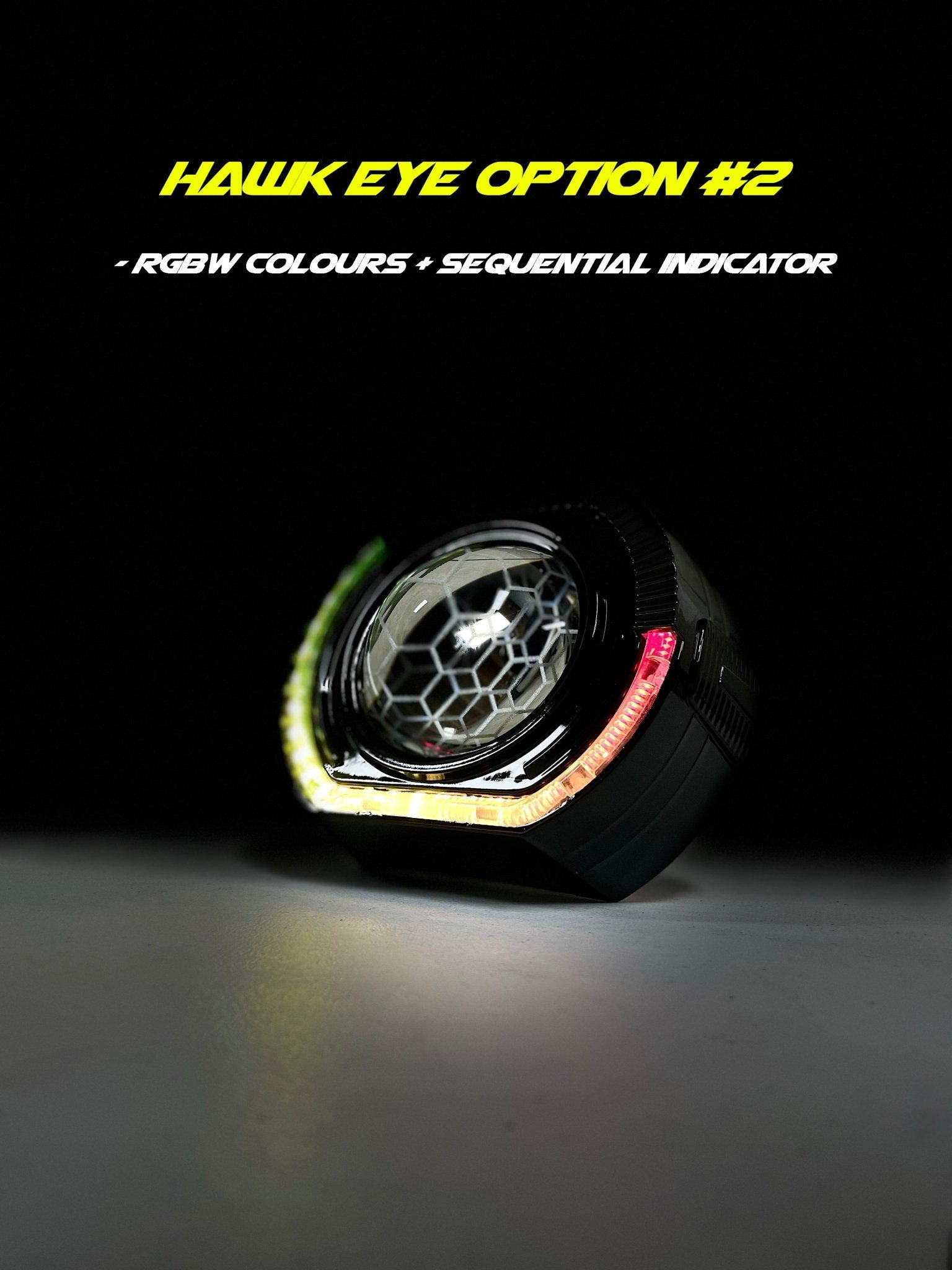 DIY PROJECTOR RETROFIT KIT - Hawk Eye 3.0" - Tech4tourers