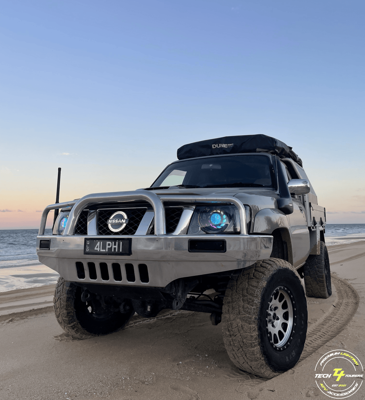 Nissan Patrol Gu S4 Projector/Custom Headlights - Tech4tourers